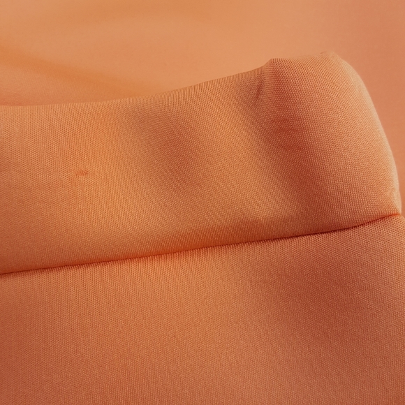 Ashley Stewart orange neoprene type skirt 18/20 - Picture 4 of 9